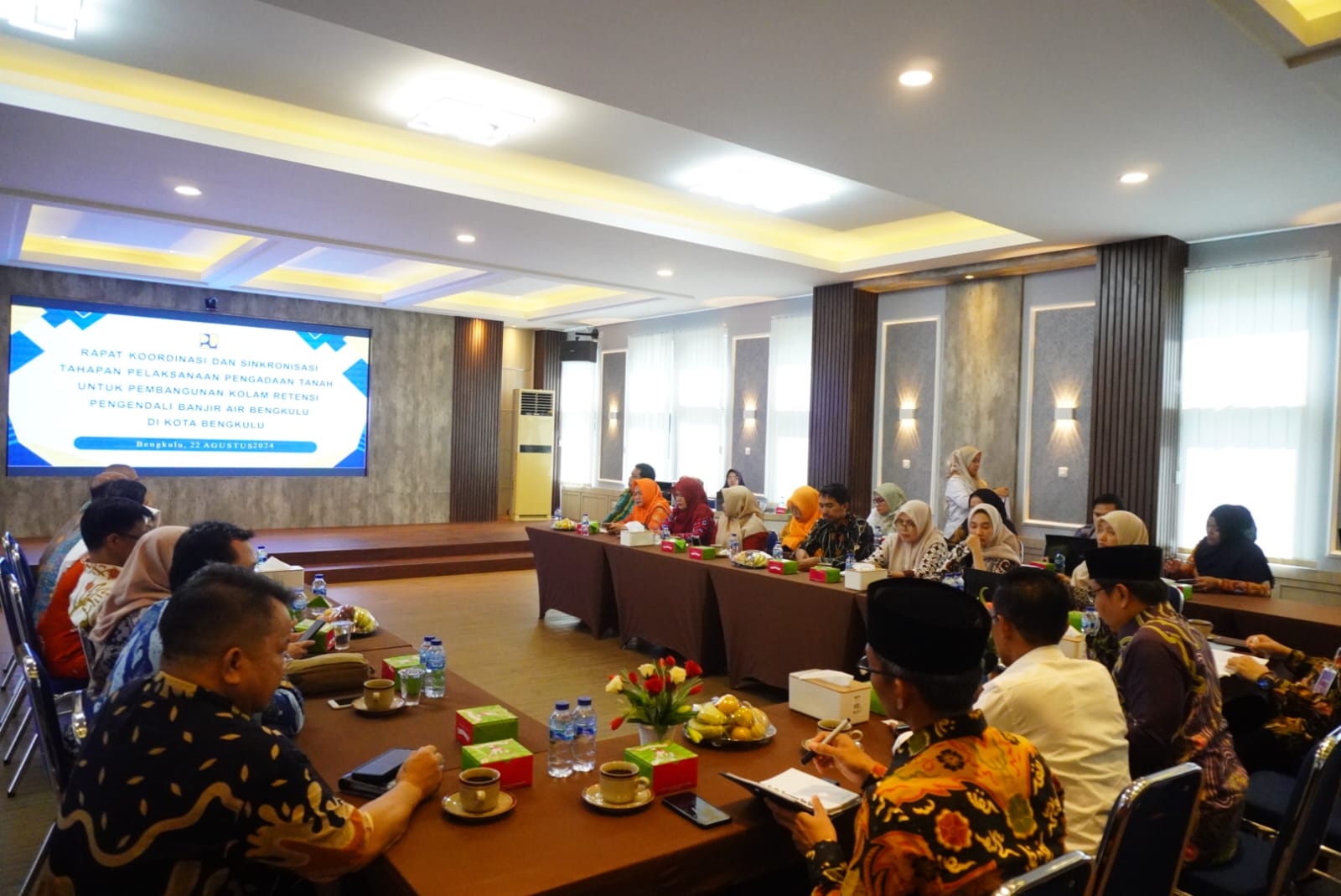 Pemprov Bengkulu dan BWS Sumatera VII  berkolaborasi pembebasan lahan untuk pembangunan Kolam Retensi Pengendalian Banjir di Kota Bengkulu